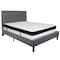 Flash Furniture Queen Platform Bed Set, Gray SL-BMF-27-GG - alternate 4